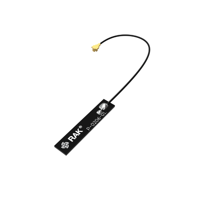 Antena PCB para LoRa (0.7dBi, alta eficiência de 41.6%)