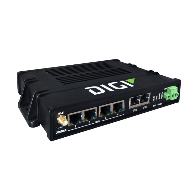 Digi Connect EZ4i (serial server, certificado industrial, WI-Fi, 4 portas)