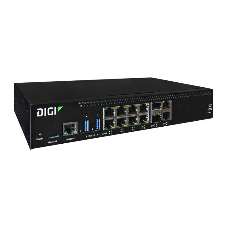 Digi Connect EZ8 Wi-Fi (serial server, Wi-Fi, 8 portas, RS-232)