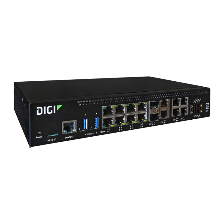 Digi Connect EZ8 I/O (serial server, 8 portas, RS-232, digital/analog I/O)