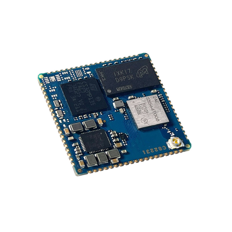 Digi ConnectCore® MP133 (SOM, Wi-Fi 5 Industrial, Dual Ethernet, Cripto HW, Bluetooth 5.2)