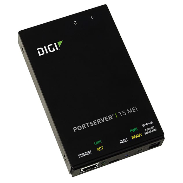Digi PortServer TS 2 MEI ( 2 portas, RS-232/422/485 Configurável, RealPort® com Criptografia, Gerenciamento SNMP Avançado)