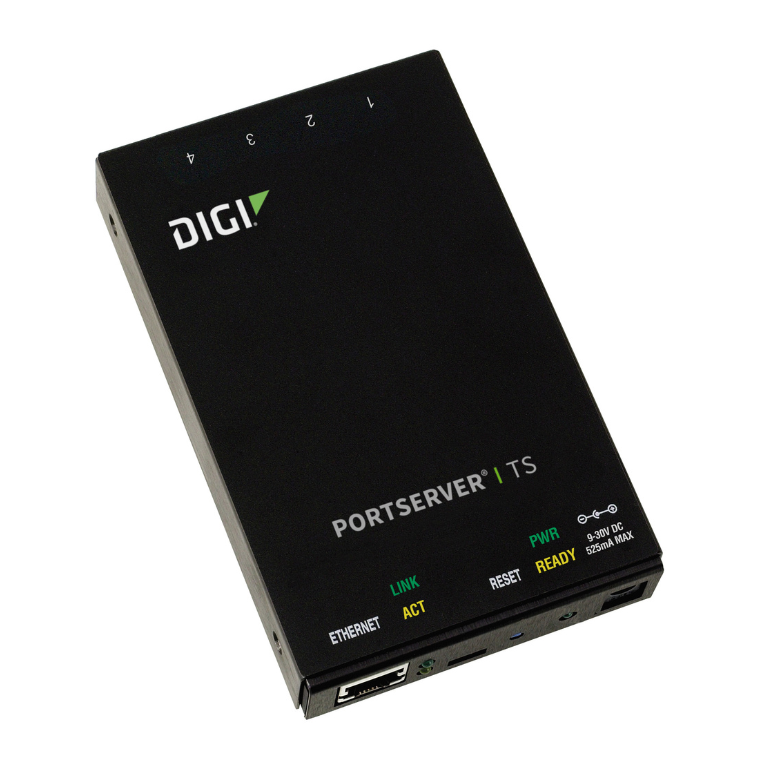 Digi PortServer TS 4 (4 portas RS-232, RealPort®, SSH Seguro, Multi-Protocolo)