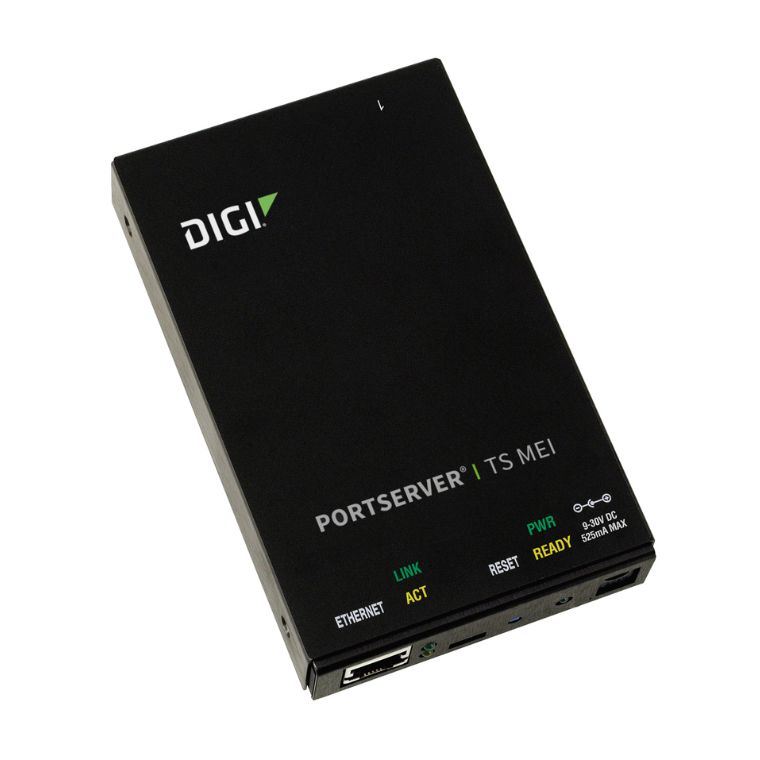 Digi PortServer TS 1 MEI ( 1 porta, RS-232/422/485 Configurável, RealPort® com Criptografia, Gerenciamento SNMP Avançado)